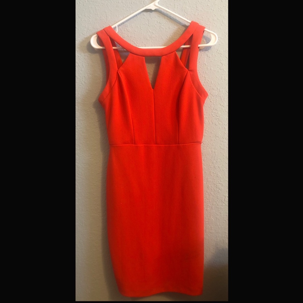 Orange dress